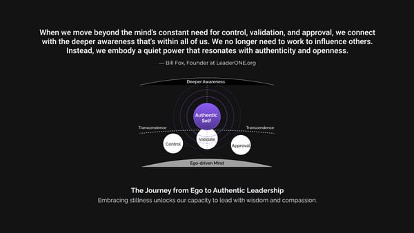 The Journey to Authentic Leadership